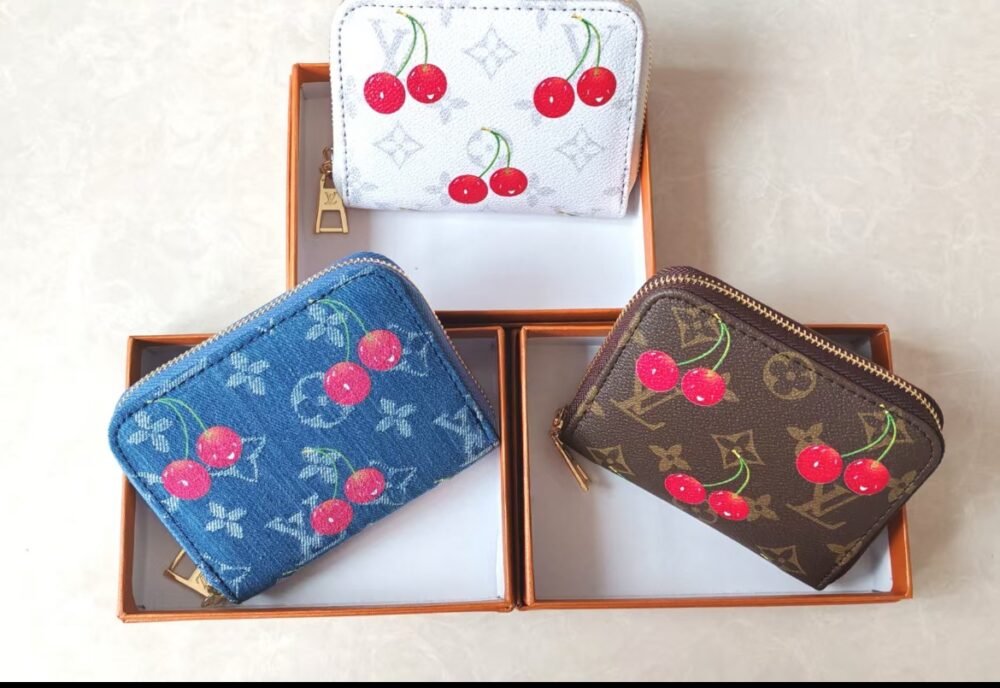 Cherry mini Louis Vuitton card holder