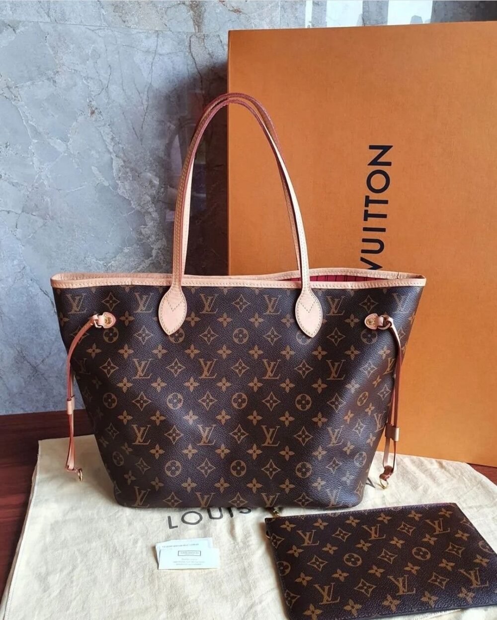 Boxed LV tote Bag