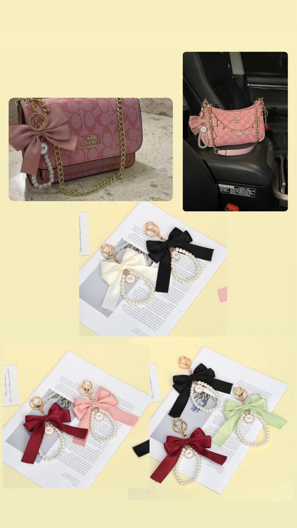 Bow Bag Charm - Image 2